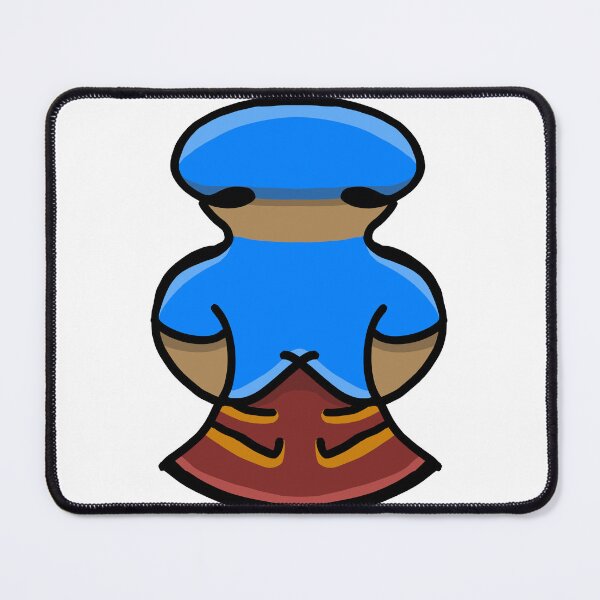 Item preview, Cute Cartoon Captain Character Blue – Kawaii Uniform Sticker Art designed and sold by davidmalec.