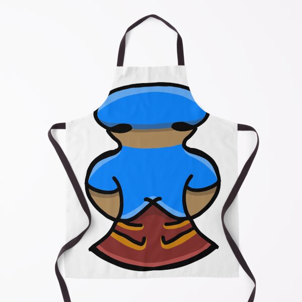 Item preview, Cute Cartoon Captain Character Blue – Kawaii Uniform Sticker Art designed and sold by davidmalec.