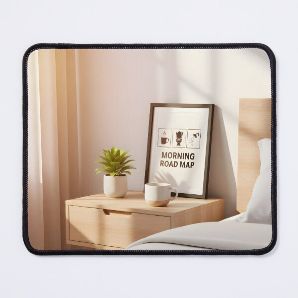Item preview, Minimalist Arabic Morning Routine Poster: Premium Habit Tracker Bedroom Banner designed and sold by Creative-RE.