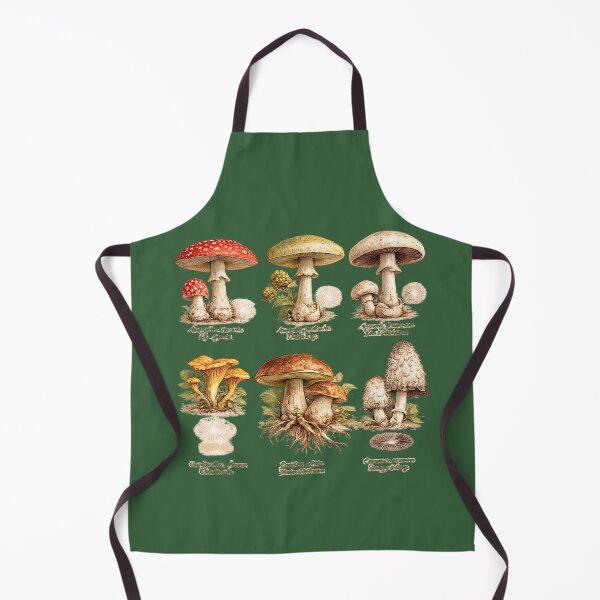 Item preview, Vintage Mushroom Field Guide Illustration – Botanical Fungi Watercolor Scientific Art designed and sold by MagicMakerPh.