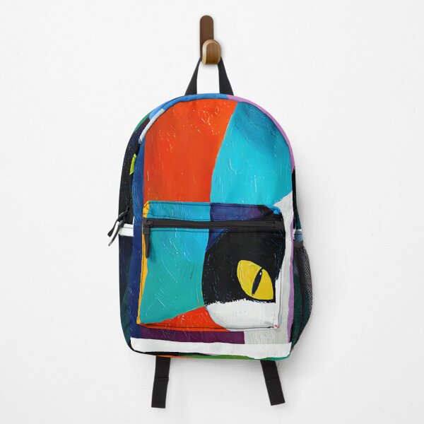 Item preview, Colorful Cubist Cat Art Design – Funny Abstract Picatso designed and sold by SylviaYLaughlin.
