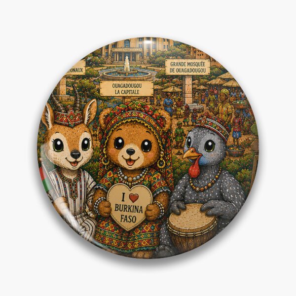 Item preview, Burkina Faso Ouagadougou – Pride, Traditions and Courage designed and sold by Cifi64.