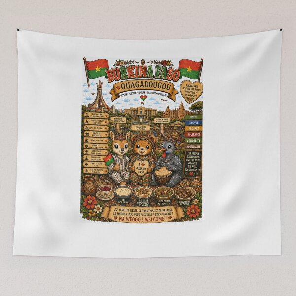 Item preview, Burkina Faso Ouagadougou – Pride, Traditions and Courage designed and sold by Cifi64.