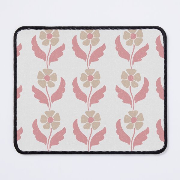 Item preview, Large Ivory Folk Floral Vintage Botanical Stripe Pattern Design designed and sold by DColourMuse.