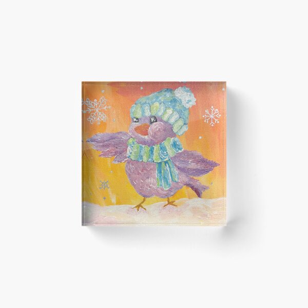 Item preview, Feathers the Snowbird designed and sold by greybirdartist.