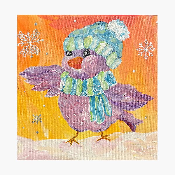 Item preview, Feathers the Snowbird designed and sold by greybirdartist.