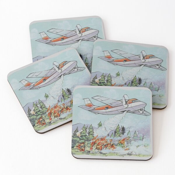 Item preview, water bomber aerial fire fighting forest fire aircraft designed and sold by PilotandPlane.