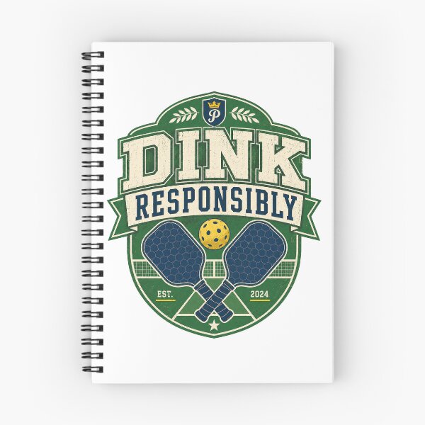 Item preview, Vintage Pickleball Dink Responsibly Retro Paddle Club Design designed and sold by Soft Panic Studio.