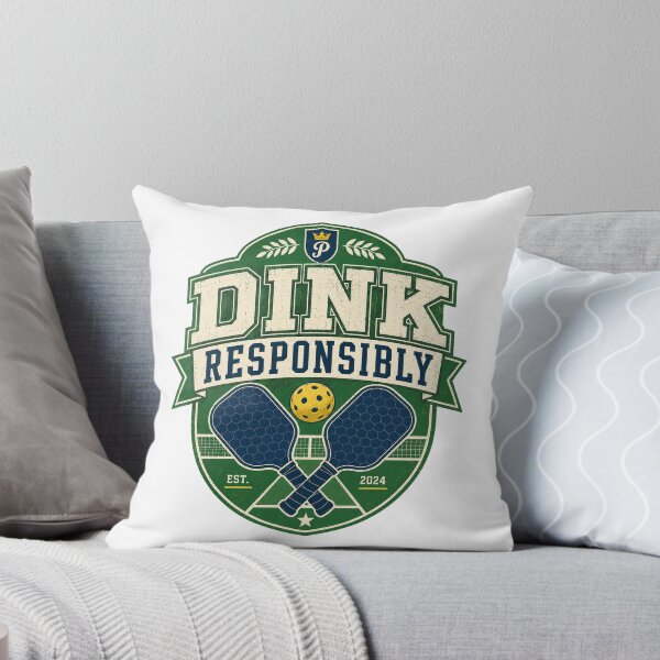 Item preview, Vintage Pickleball Dink Responsibly Retro Paddle Club Design designed and sold by Soft Panic Studio.