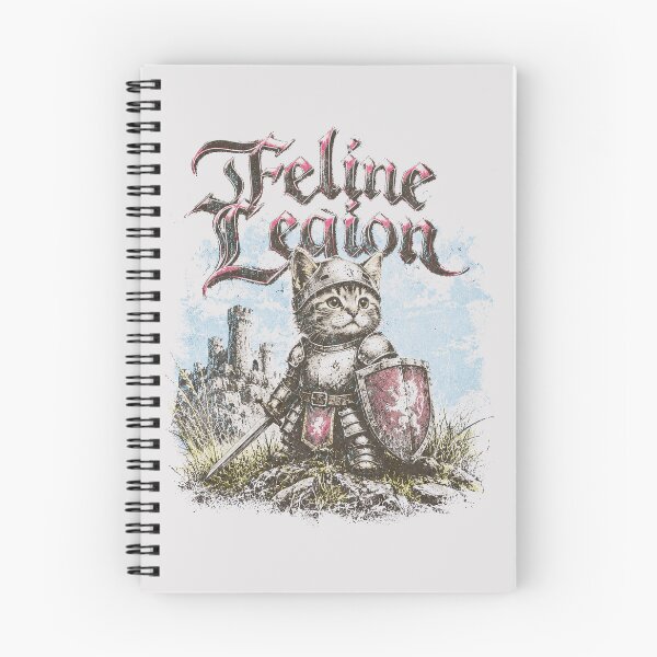 Item preview, Medieval Cat Knight Feline Legion designed and sold by Jurassic Stitch.