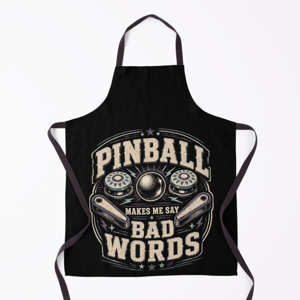 Item preview, Pinball Makes Me Say Bad Words – Funny Retro Arcade Pinball Lover Design designed and sold by PosiMCreations.