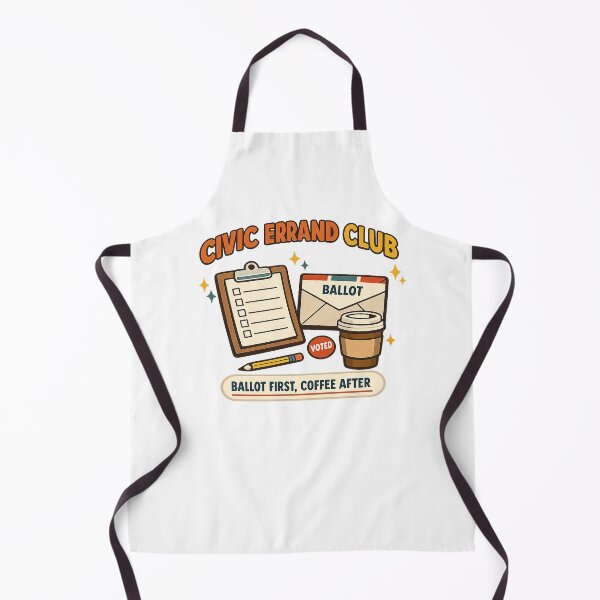 Item preview, Civic Errand Club Funny Voting Day Coffee Shirt designed and sold by Concrete Coffee Studio.