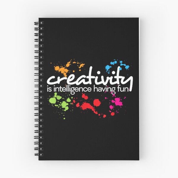 Item preview, Creativity is Intelligence Having Fun Colorful Art designed and sold by SylviaYLaughlin.