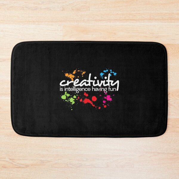 Item preview, Creativity is Intelligence Having Fun Colorful Art designed and sold by SylviaYLaughlin.