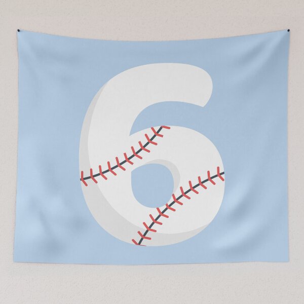 Item preview, Number 6 Baseball #6 designed and sold by melsens.