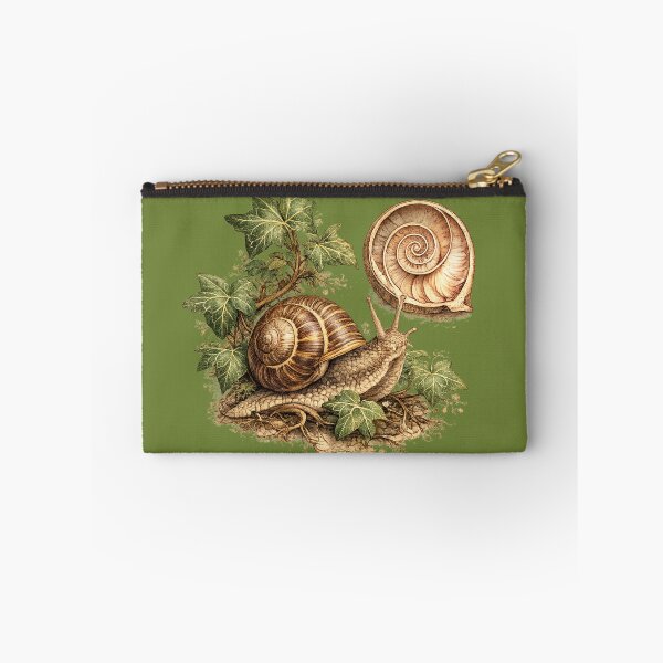 Item preview, Garden Snail Botanical Illustration – Vintage Naturalist Watercolor Scientific Artwork designed and sold by MagicMakerPh.