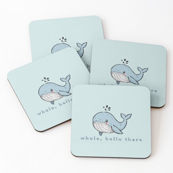 Item preview, Whale, Hello There designed and sold by TeeHee Puns.