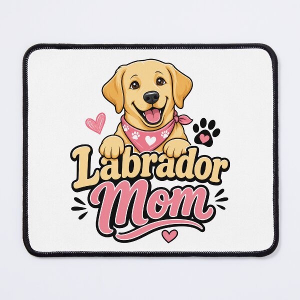 Item preview, Labrador Retriever Mom Funny pet puppy dog vintage design for Labrador owners and lovers  designed and sold by LD ART.