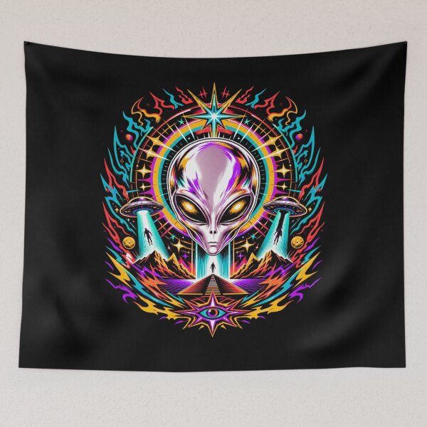 Item preview, Cosmic Alien Portal Encounter designed and sold by HoshisWorld2018.