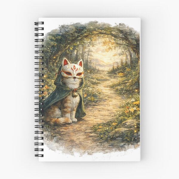 Item preview, Quiet Path | Acrylic Painting Mystic Cat Sticker designed and sold by Genzfirevibes.