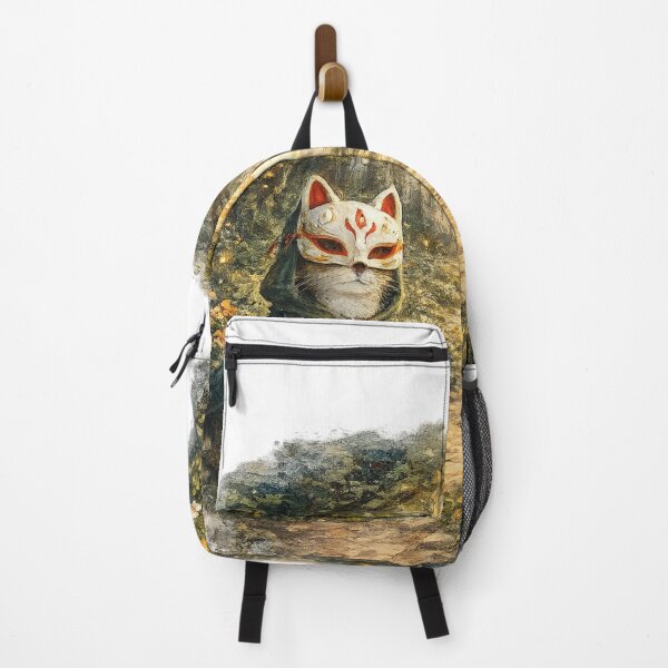Item preview, Quiet Path | Acrylic Painting Mystic Cat Sticker designed and sold by Genzfirevibes.