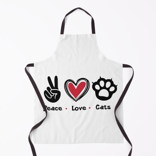 Item preview, Peace Love Cats Paw designed and sold by teeperfect.