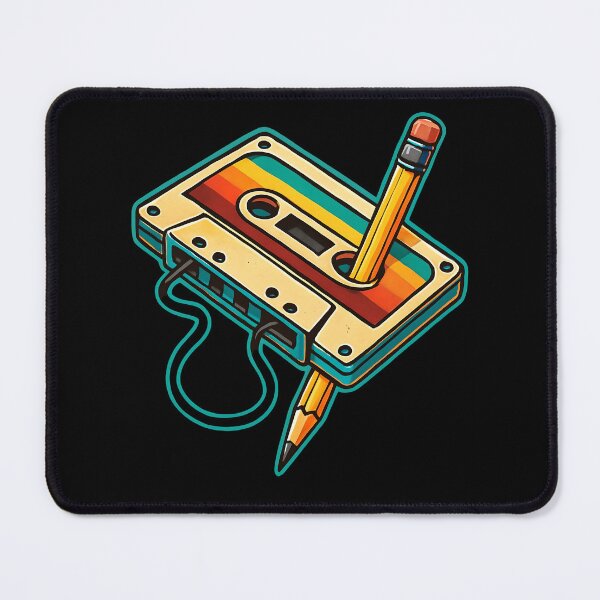 Item preview, Cassette + Pencil = 80s Problem Solver designed and sold by theThreadzone.