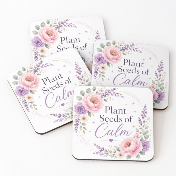 Item preview, Plant Seeds of Calm for people suffering from anxiety, depression & mental disorder designed and sold by MissDJLI.