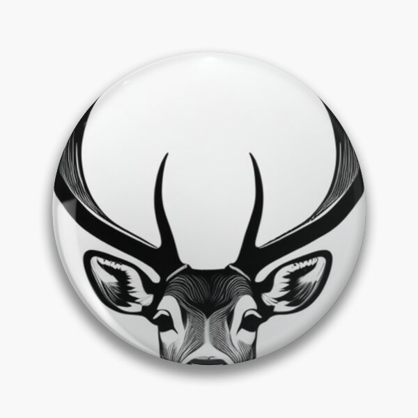 Item preview, Art - Stylized Deer Representation, Contemporary Minimalist Aesthetic designed and sold by World-Pets.