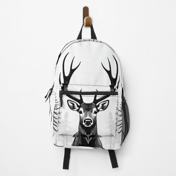Item preview, Art - Stylized Deer Representation, Contemporary Minimalist Aesthetic designed and sold by World-Pets.