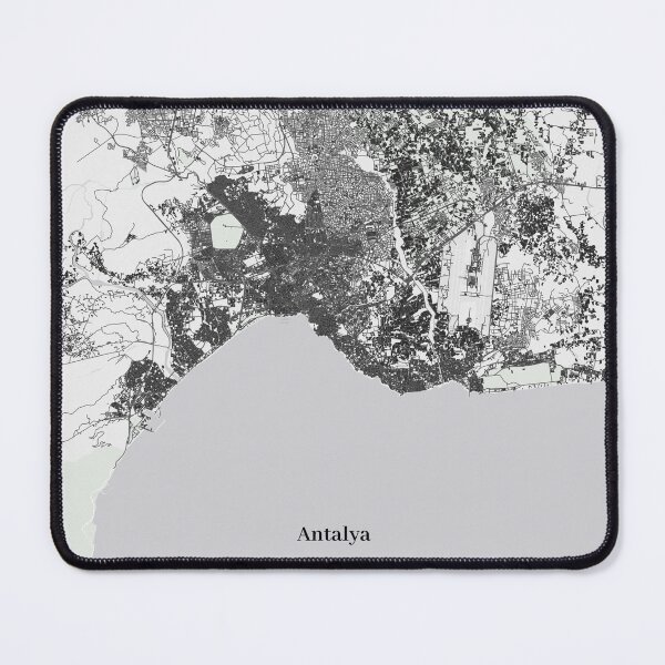 Item preview, Antalya Urban Street Network Map designed and sold by design2xstudio.