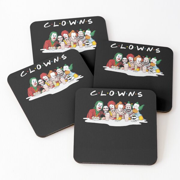 Item preview, Six Famous Clowns And Villains Sitting At Table designed and sold by Skortill.