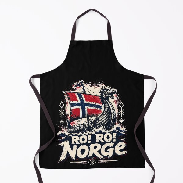 Item preview, RO! RO! Norge – Norwegian Viking Longship Norway Flag Design designed and sold by PosiMCreations.