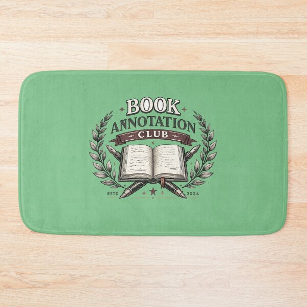 Item preview, Book Annotation Club Vintage Library Graphic designed and sold by Cosmos Creative Studios.