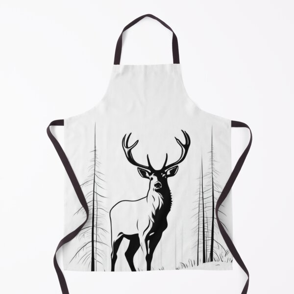 Aperçu de l'œuvre Art - Cerf stylisé, représentation graphique minimaliste créée et vendue par World-Pets.