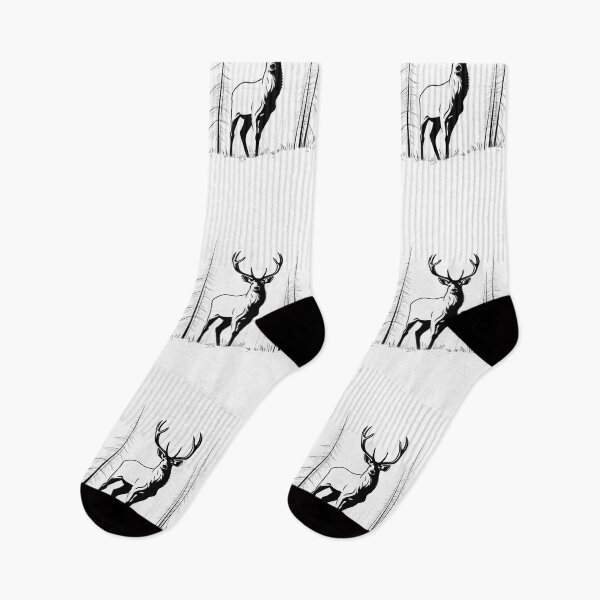 Item preview, Art - Stylized Deer, Minimalist Graphic Representation designed and sold by World-Pets.