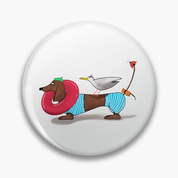 Item preview, Doxie's Big Beach Adventure designed and sold by The Whimsy Nest Art.
