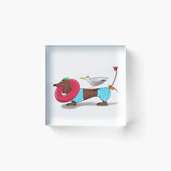 Item preview, Doxie's Big Beach Adventure designed and sold by The Whimsy Nest Art.