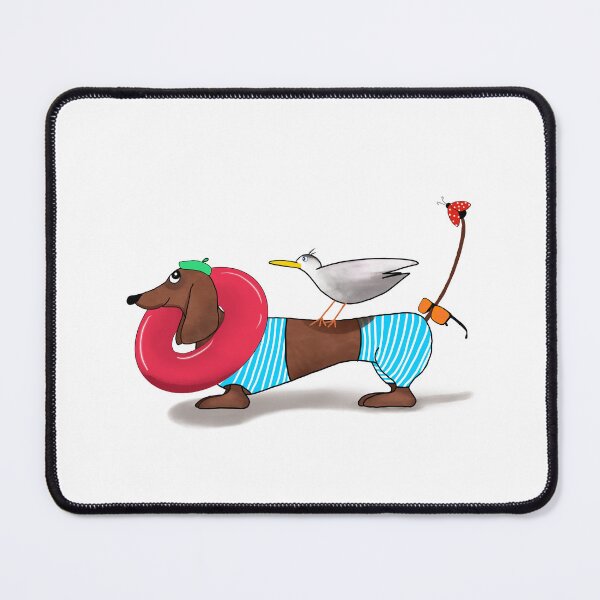 Item preview, Doxie's Big Beach Adventure designed and sold by The Whimsy Nest Art.