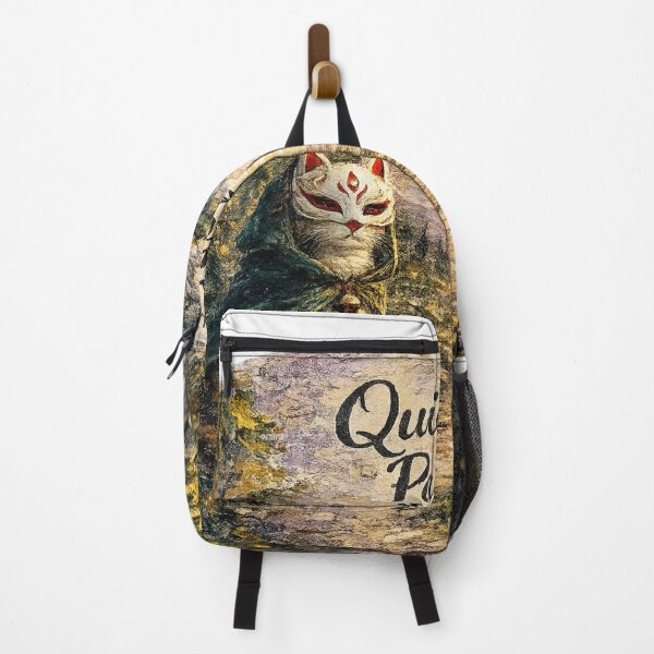 Item preview, Quiet Path | Impasto Fantasy Cat Art Sticker designed and sold by Genzfirevibes.