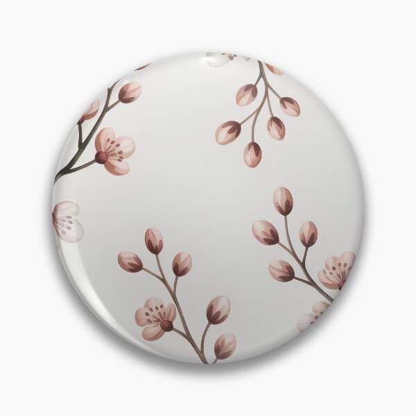 Item preview, Minimal Japandi Sakura Pattern | Wabi Sabi Cherry Blossom Seamless Wallpaper & Textile Design designed and sold by Tamas Das.