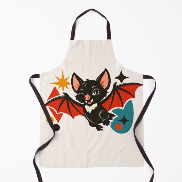 Item preview, Cute Retro Bat – Vintage Halloween Illustration designed and sold by Rare Good Girl Designs.