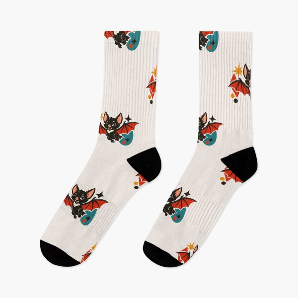 Item preview, Cute Retro Bat – Vintage Halloween Illustration designed and sold by Rare Good Girl Designs.
