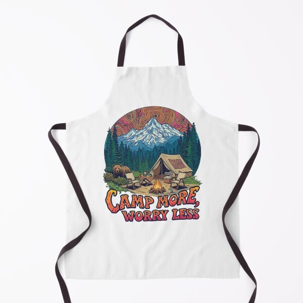 Item preview, Camp More Worry Less camping t-shirt designed and sold by bloomrocketz.