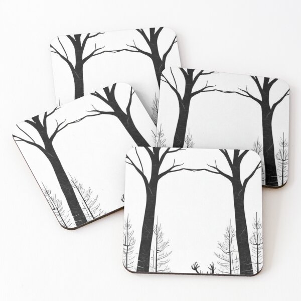 Item preview, Art - Stylized Winter Landscape, Evocation of the Nordic Forest designed and sold by World-Pets.