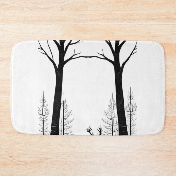 Item preview, Art - Stylized Winter Landscape, Evocation of the Nordic Forest designed and sold by World-Pets.
