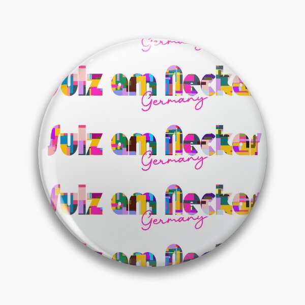 Item preview, Sulz am Neckar, Germany, Vibrant Abstract City Typography Art designed and sold by Wanderful-roads.