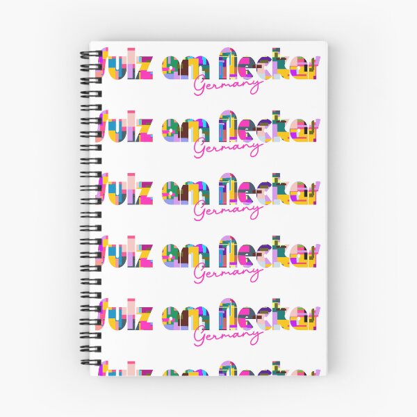 Item preview, Sulz am Neckar, Germany, Vibrant Abstract City Typography Art designed and sold by Wanderful-roads.