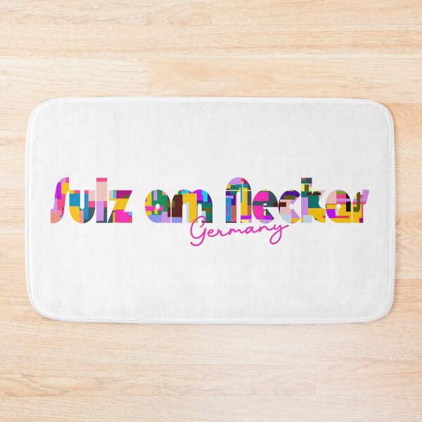 Item preview, Sulz am Neckar, Germany, Vibrant Abstract City Typography Art designed and sold by Wanderful-roads.