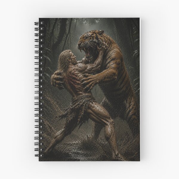 Item preview, EPIC NATURE - Man and a Tiger designed and sold by MetusArt.